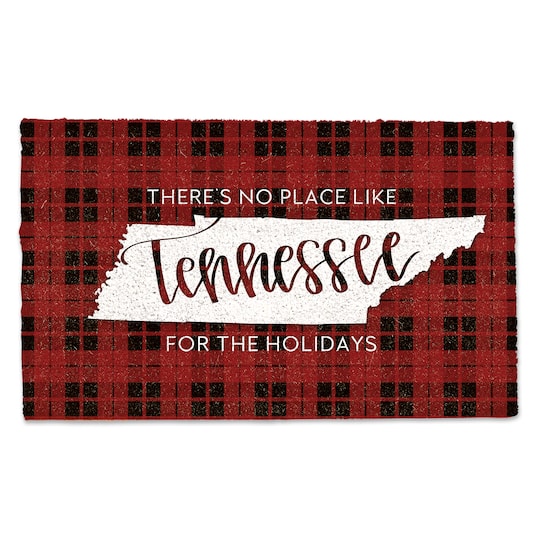 There&#x27;s No Place Like Tennessee for the Holidays Doormat